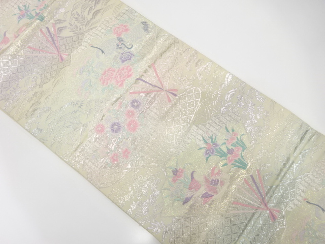 JAPANESE FUKURO OBI / WOVEN MANDARIN DUCK